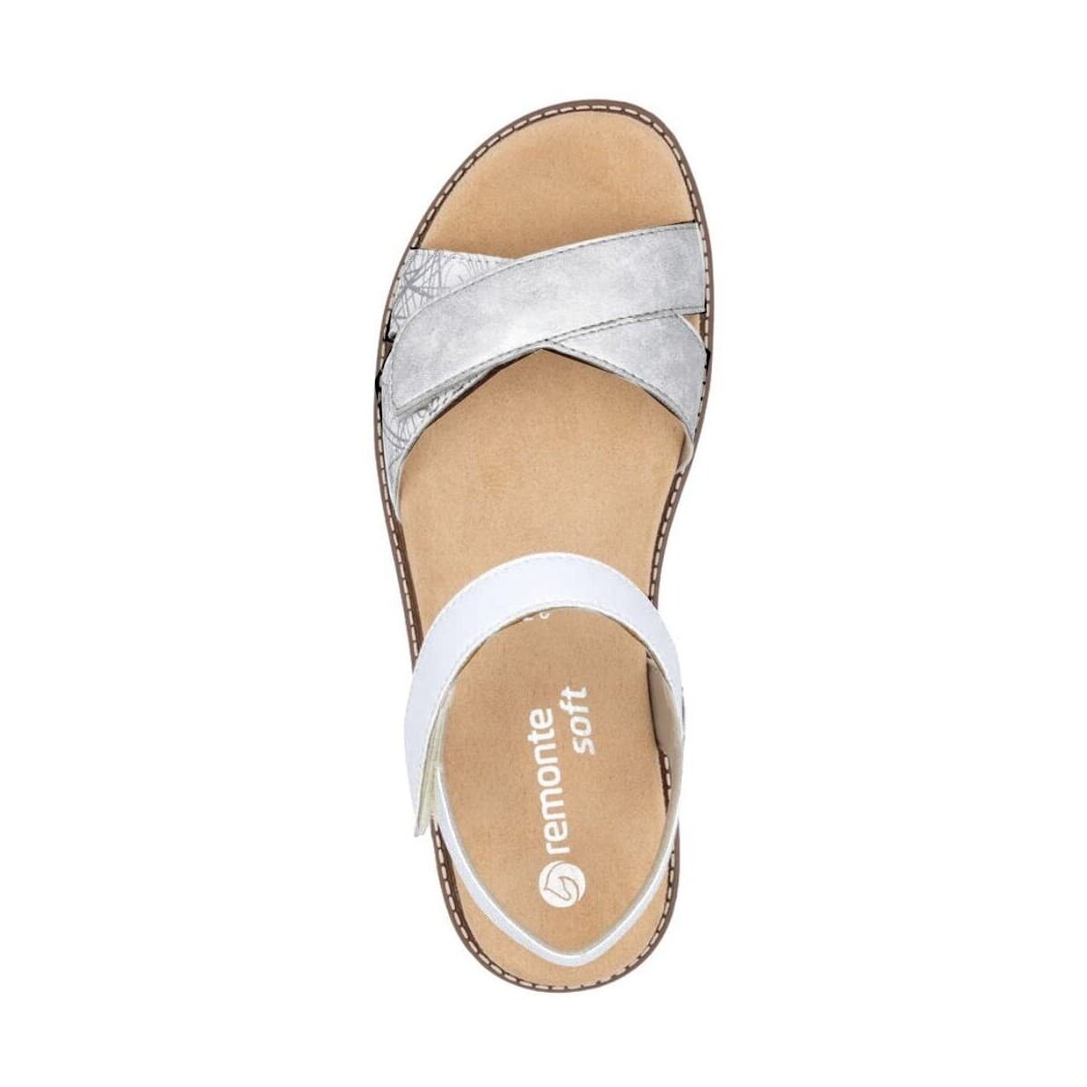 Women's Platforms Remonte Silver