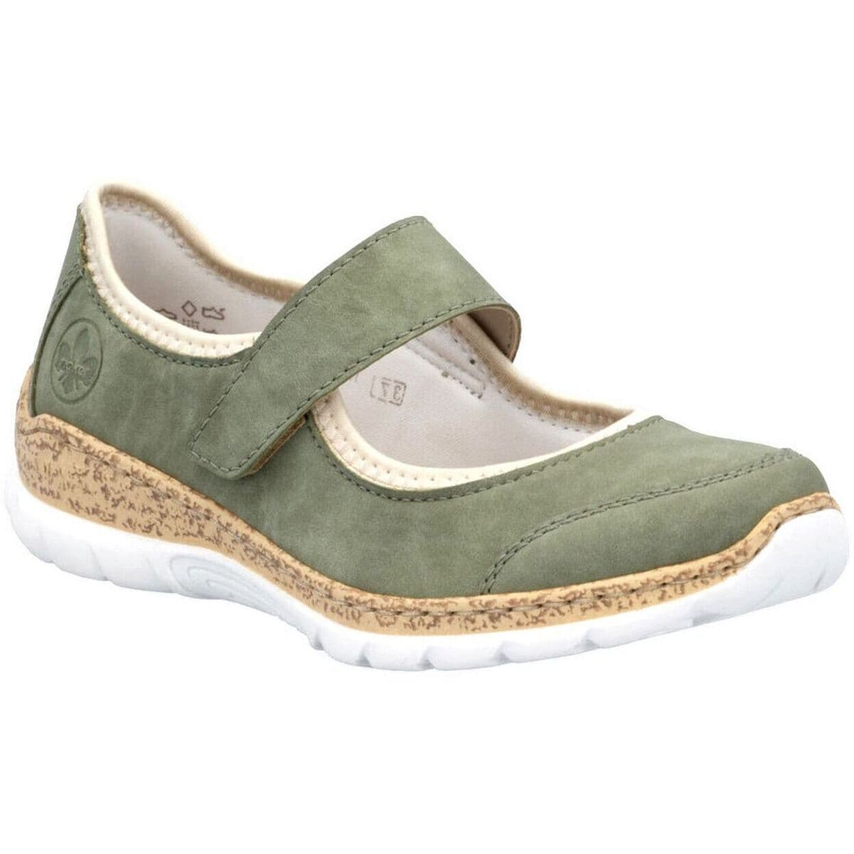 Women's Ballet Flats Rieker Green