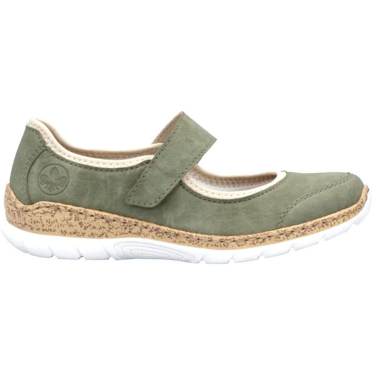 Women's Ballet Flats Rieker Green