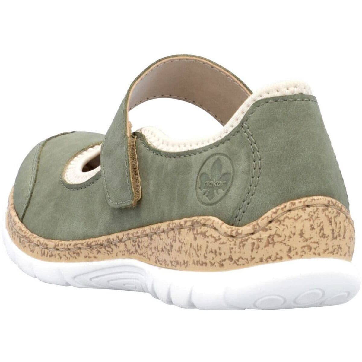 Women's Ballet Flats Rieker Green