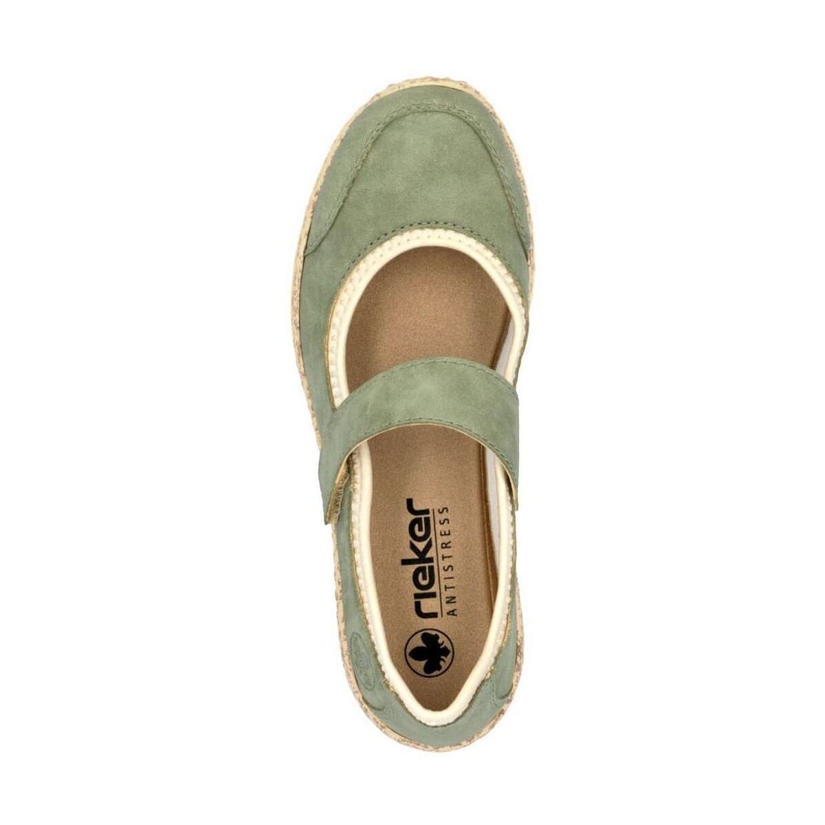 Women's Ballet Flats Rieker Green