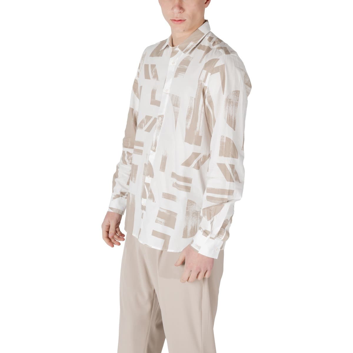 Men's Shirts Antony Morato Beige