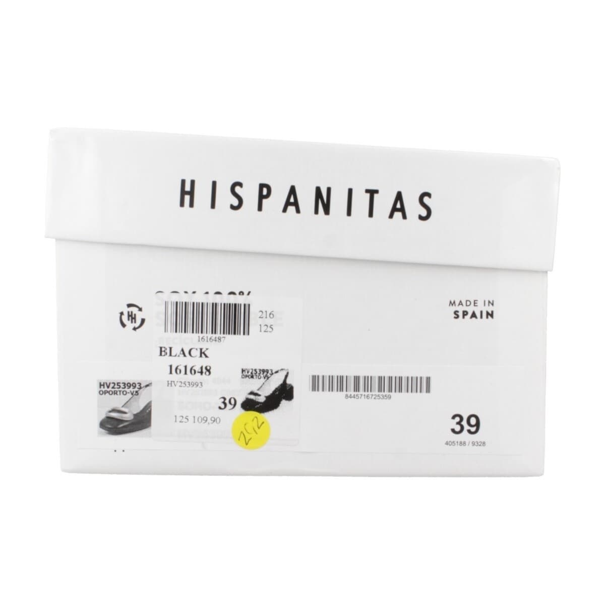 Women's Ballet Flats Hispanitas Black