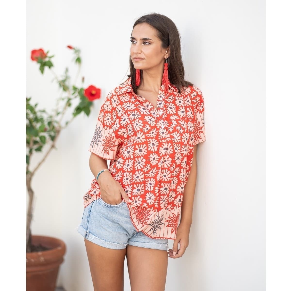 Women's Shirts Isla Bonita By Sigris Red