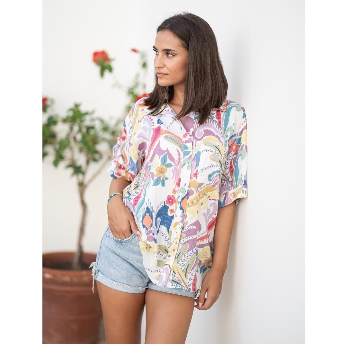 Women's Shirts Isla Bonita By Sigris White