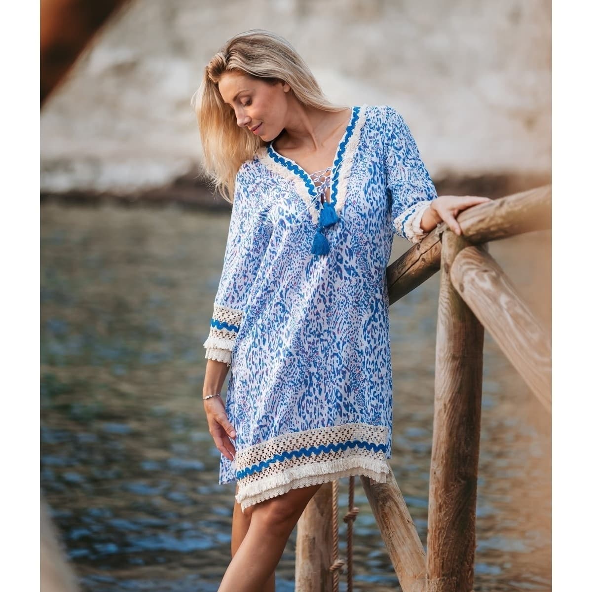 Women's Dresses Isla Bonita By Sigris Blue