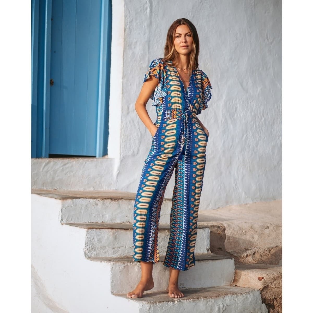 Women's Jumpsuits Isla Bonita By Sigris Blue