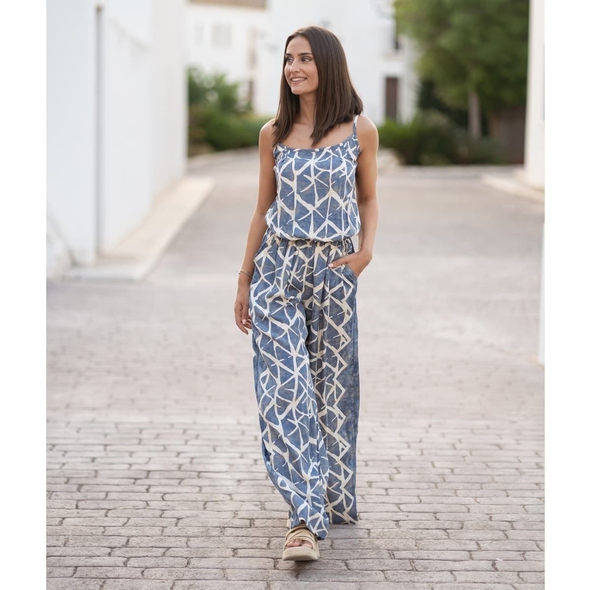 Women's Jumpsuits Isla Bonita By Sigris Blue