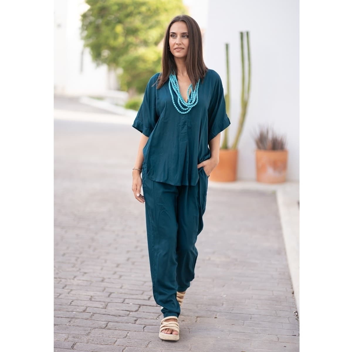 Women's Pants Isla Bonita By Sigris Blue