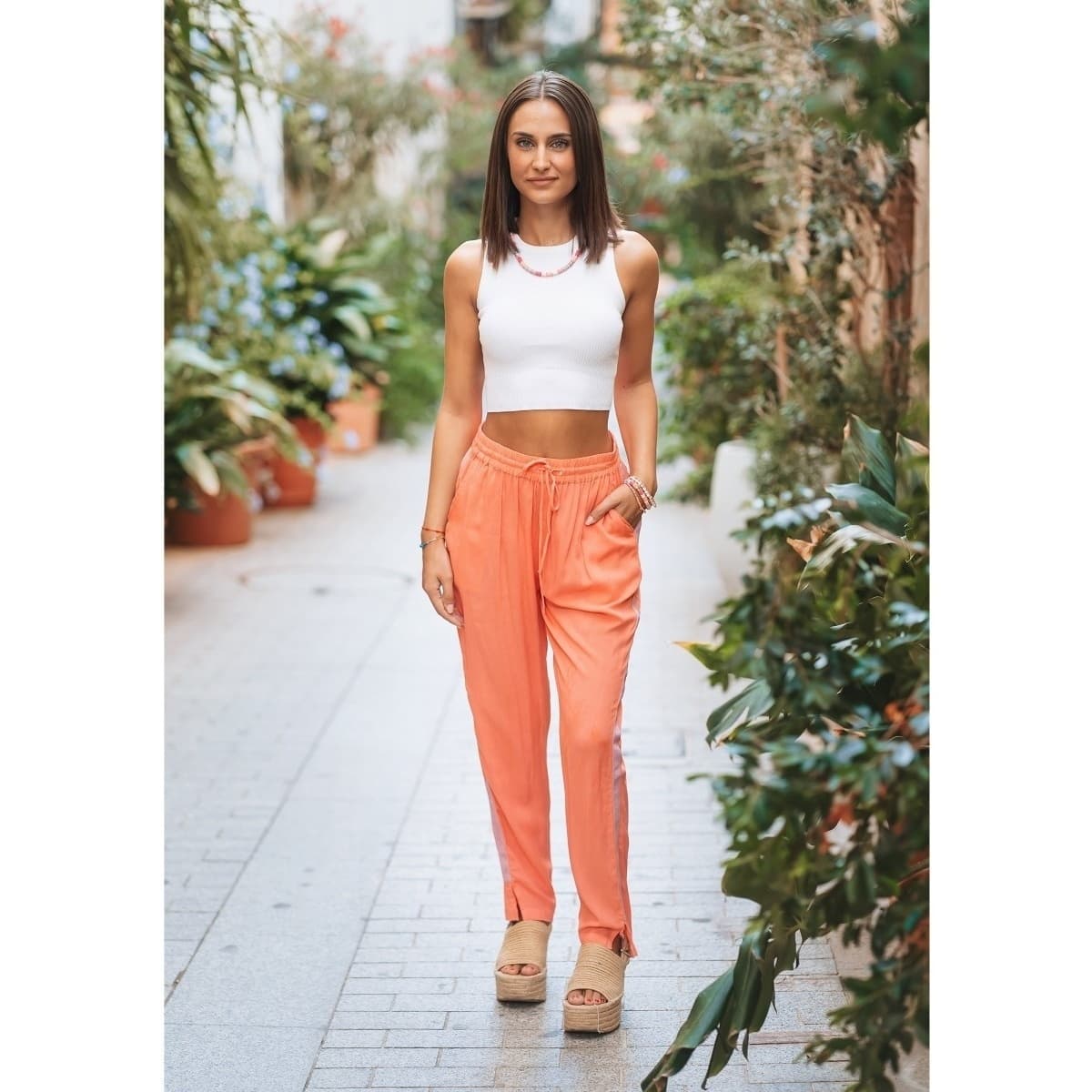 Women's Pants Isla Bonita By Sigris Orange