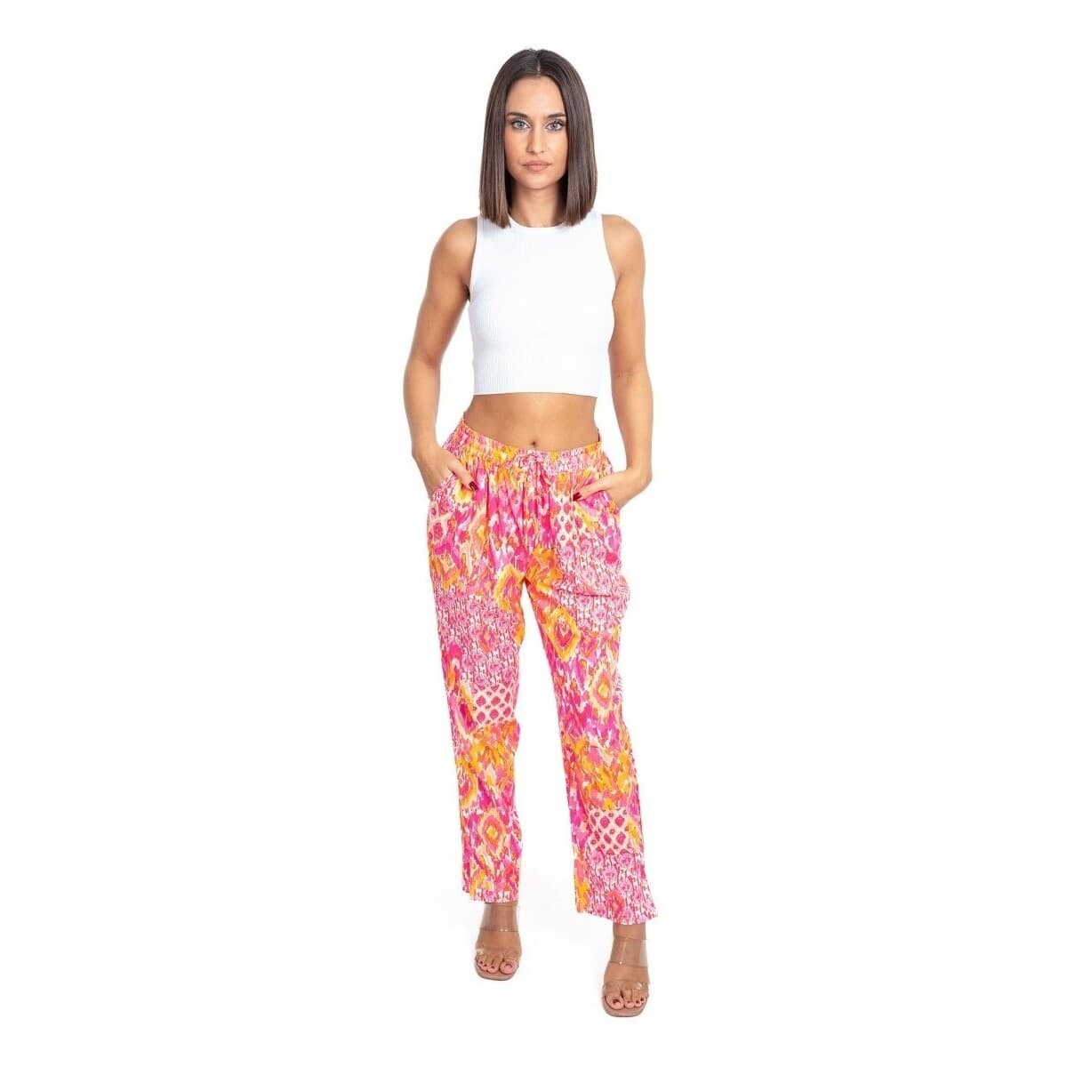 Women's Pants Isla Bonita By Sigris Orange
