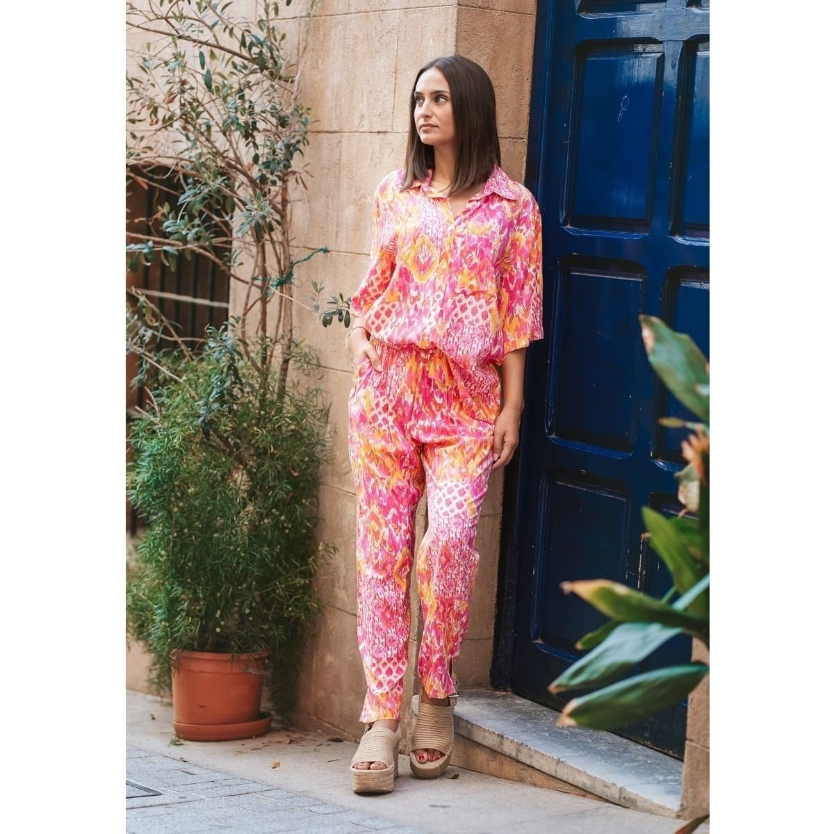 Women's Pants Isla Bonita By Sigris Orange