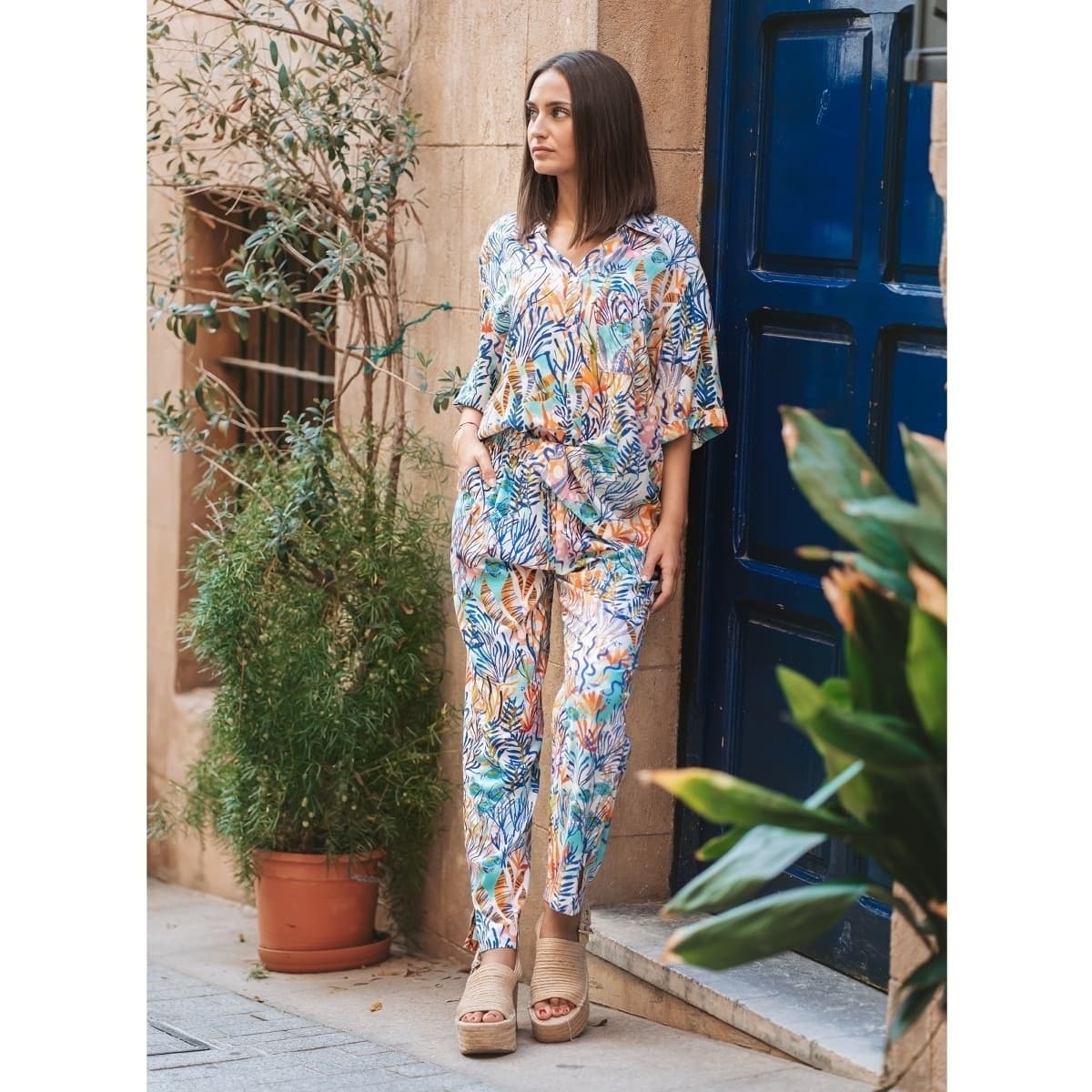 Women's Pants Isla Bonita By Sigris Blue