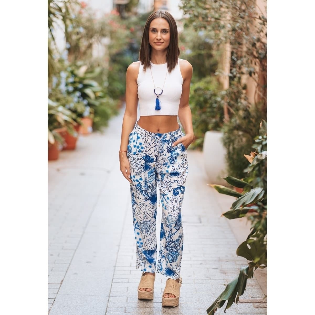 Women's Pants Isla Bonita By Sigris Blue