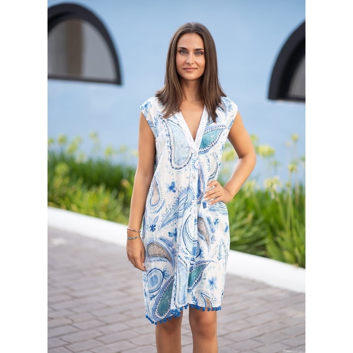 Women's Dresses Isla Bonita By Sigris Blue