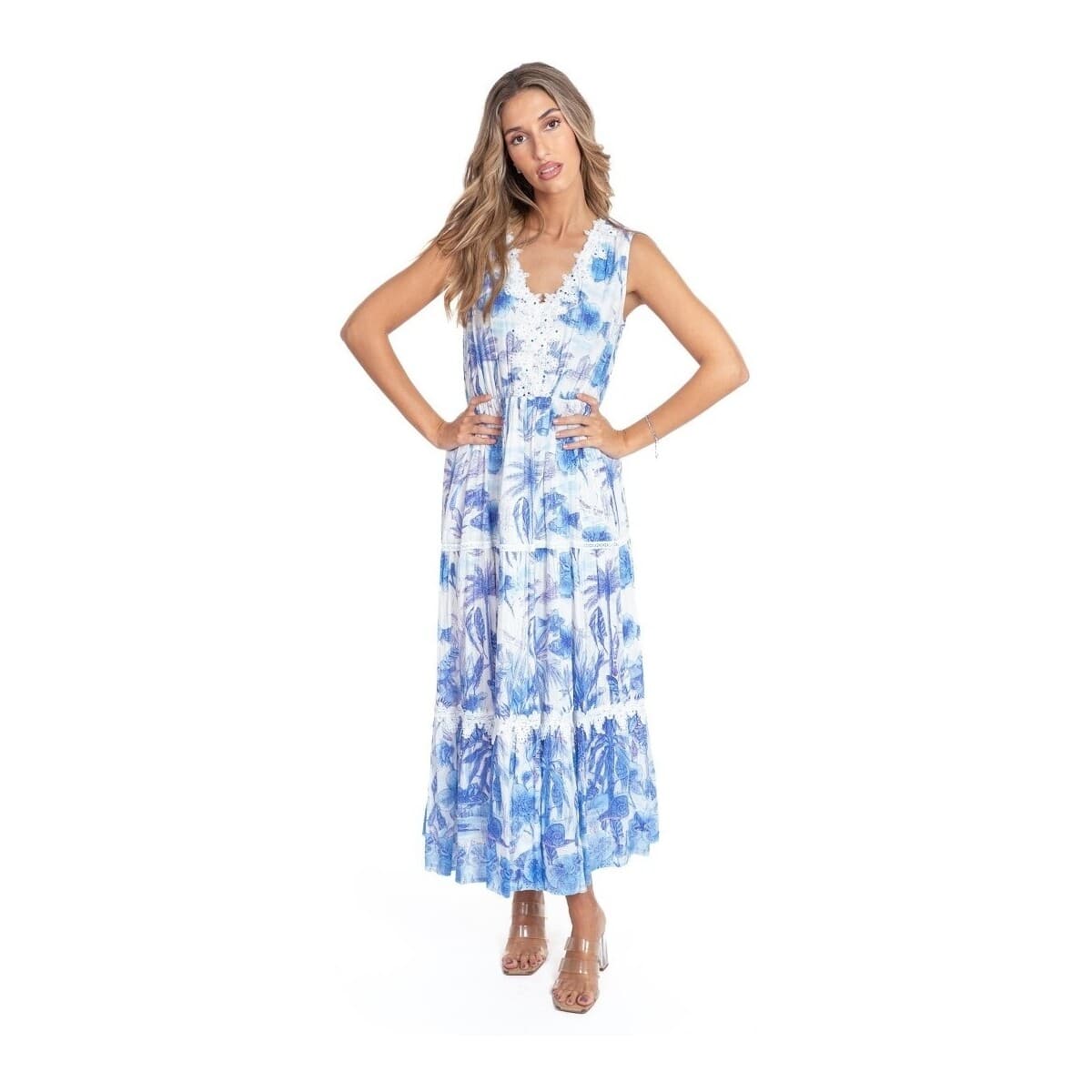 Μακριά Φορέματα Isla Bonita By Sigris Μακρύ Μίντι Φόρεμα