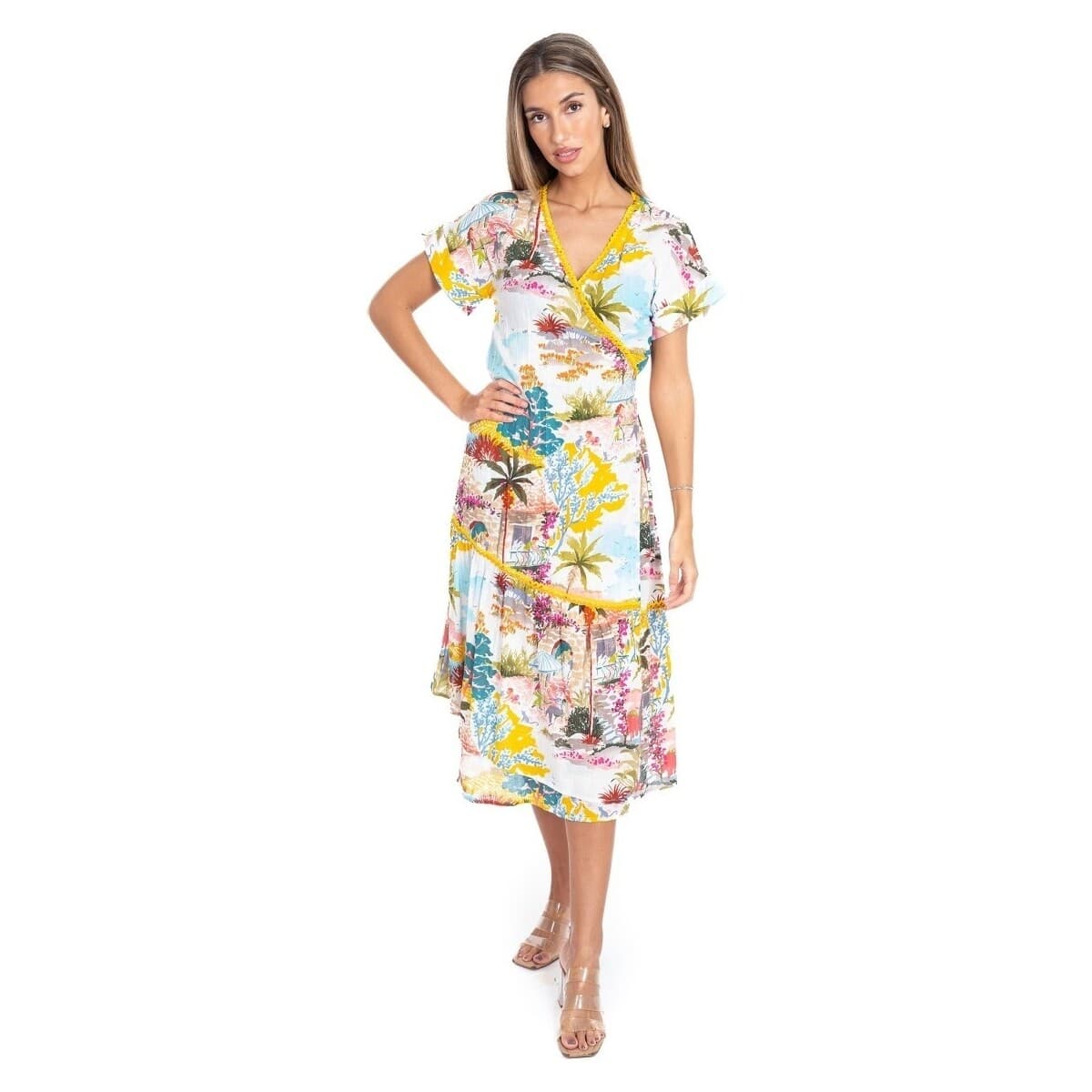 Women's Dresses Isla Bonita By Sigris Yellow