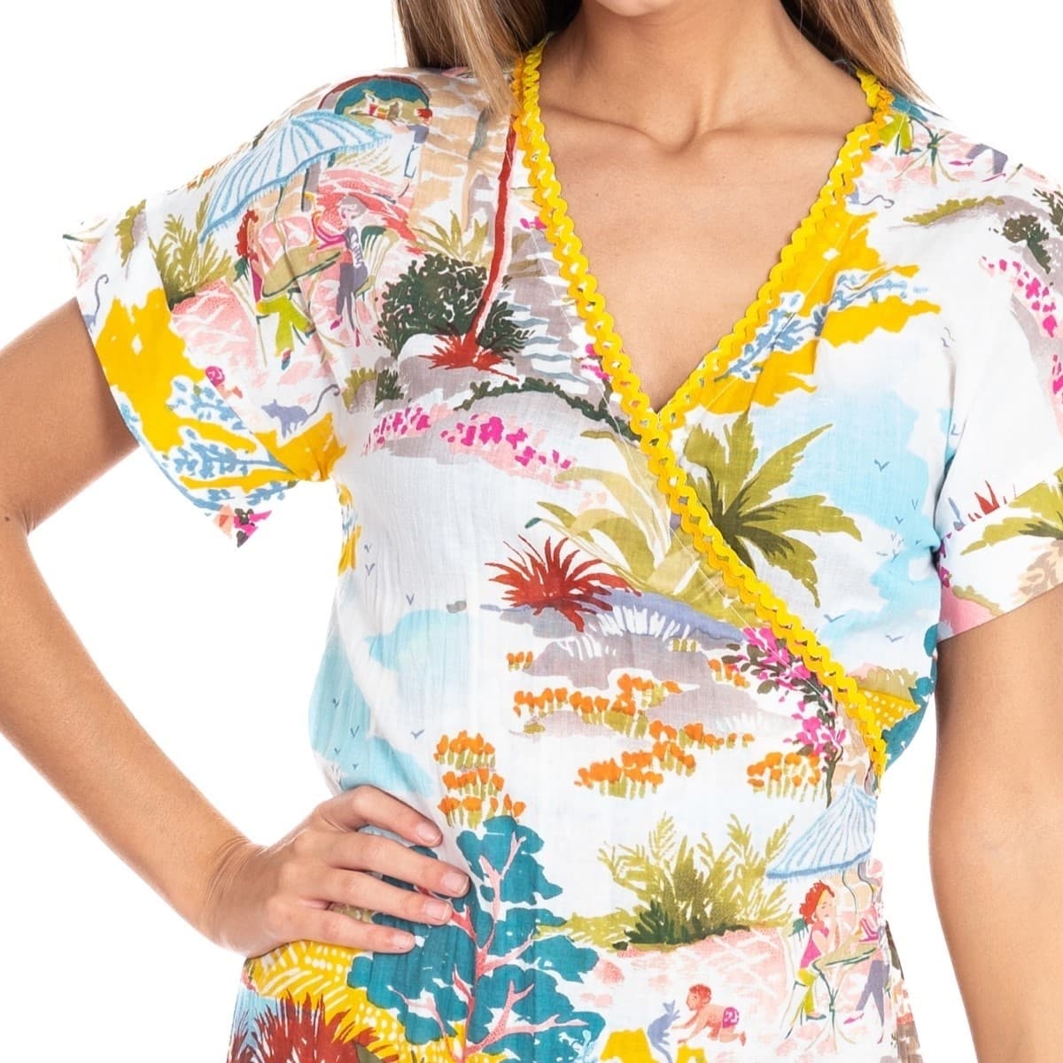 Women's Dresses Isla Bonita By Sigris Yellow