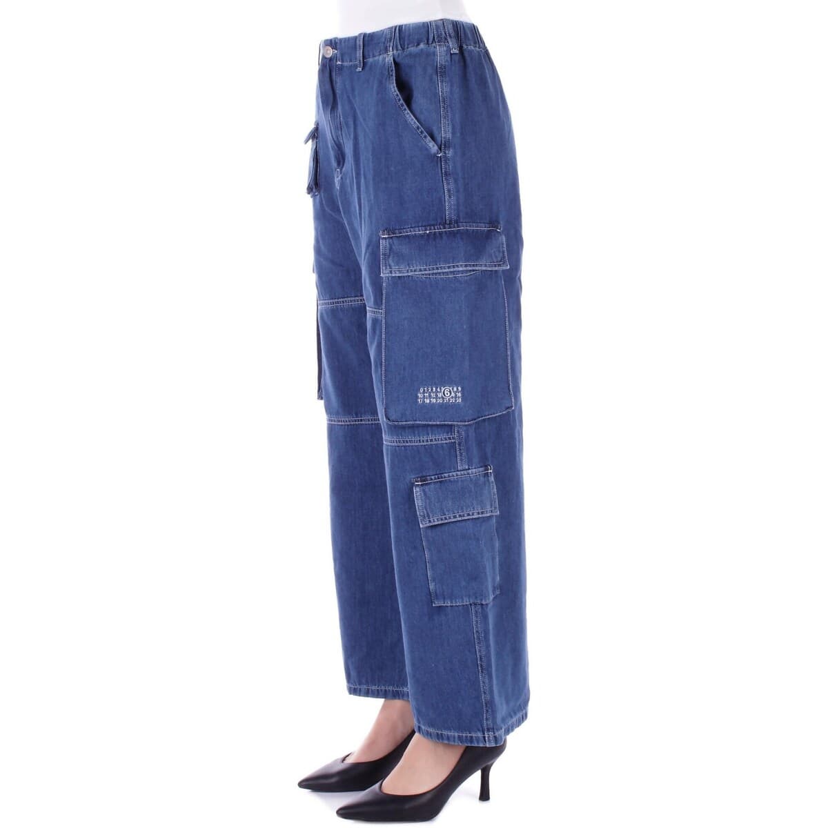 Girls' Pants Mm6 Maison Margiela Blue