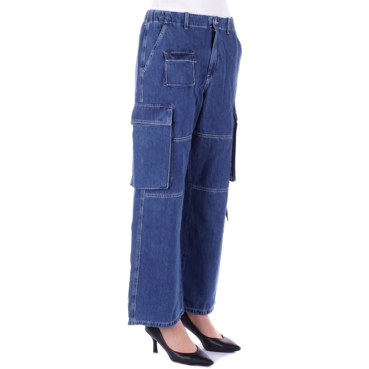 Girls' Pants Mm6 Maison Margiela Blue