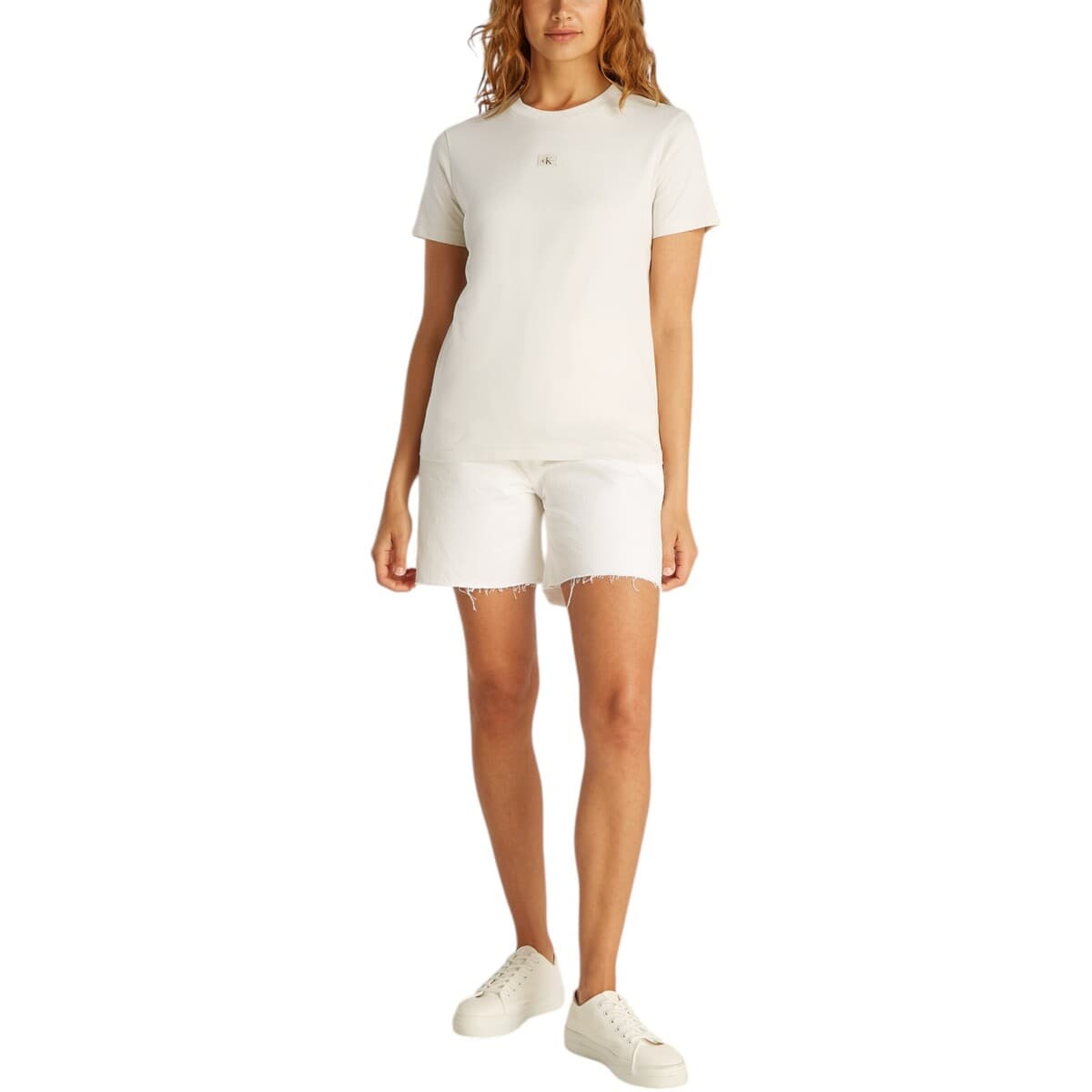 Women's T-Shirts Calvin Klein Beige