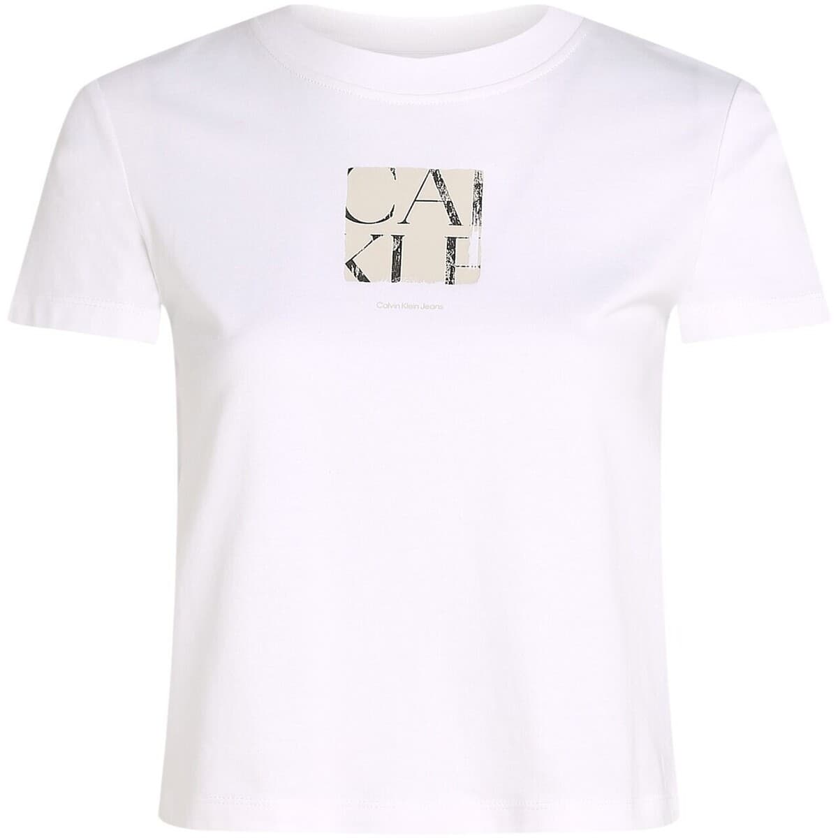 Women's T-Shirts Calvin Klein White