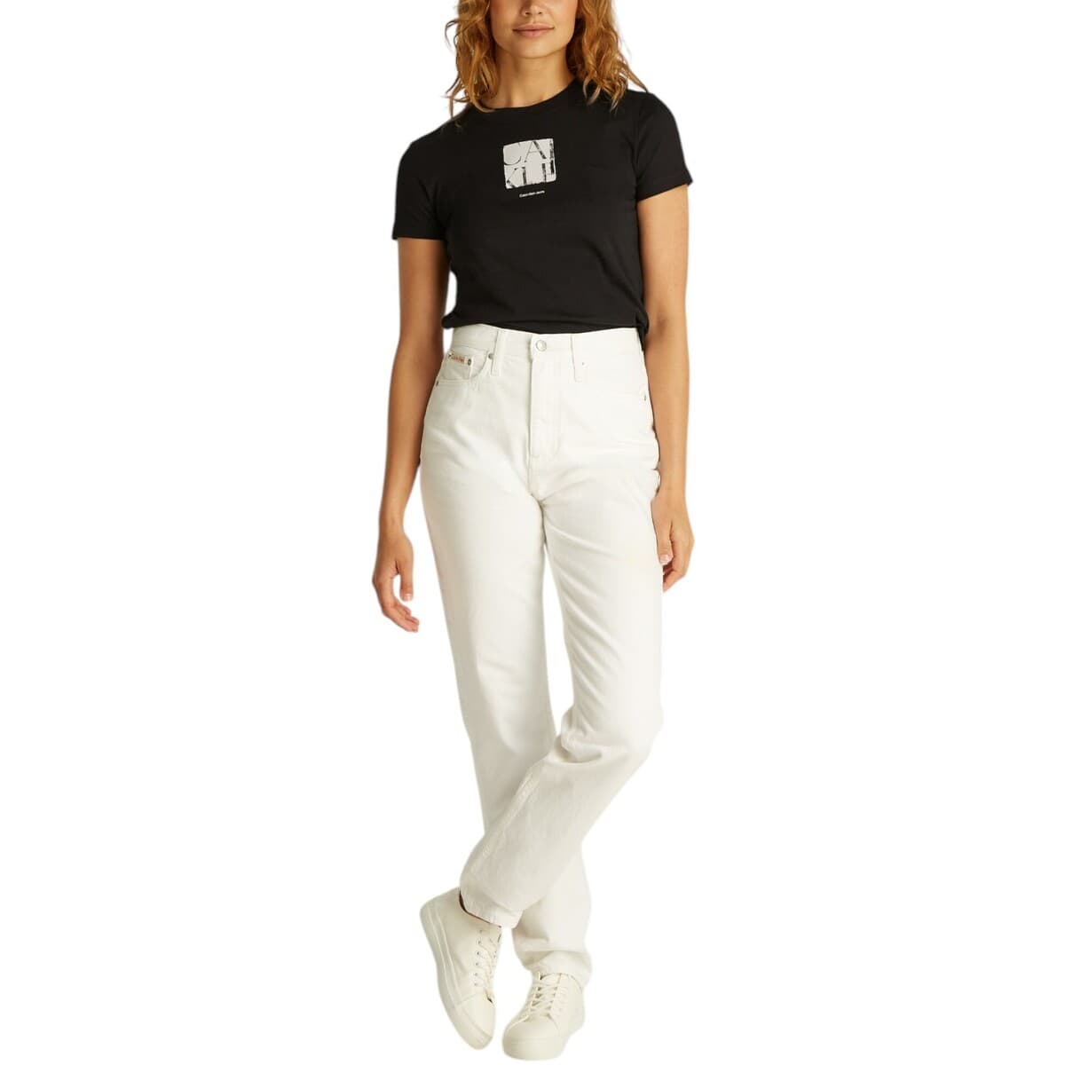 Women's T-Shirts Calvin Klein Black