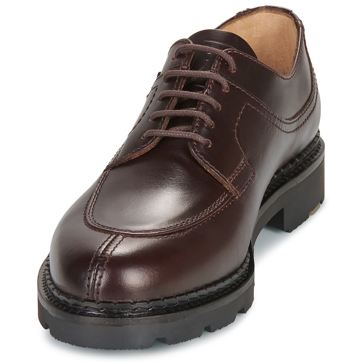 Men's Derby Shoes Pellet Brown