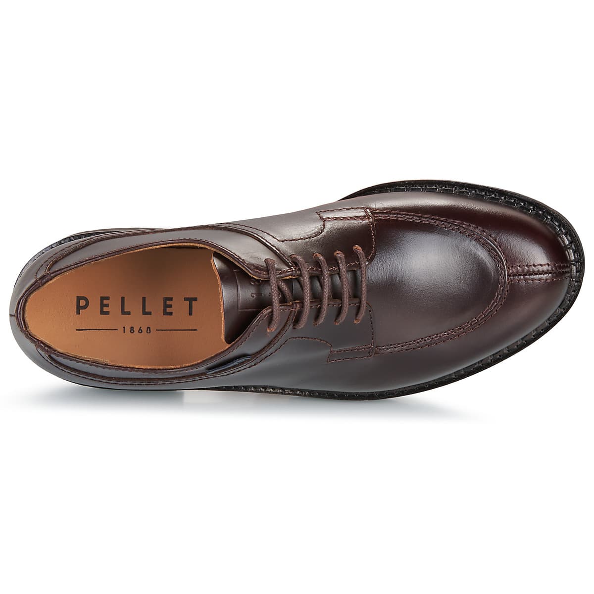 Men's Derby Shoes Pellet Brown