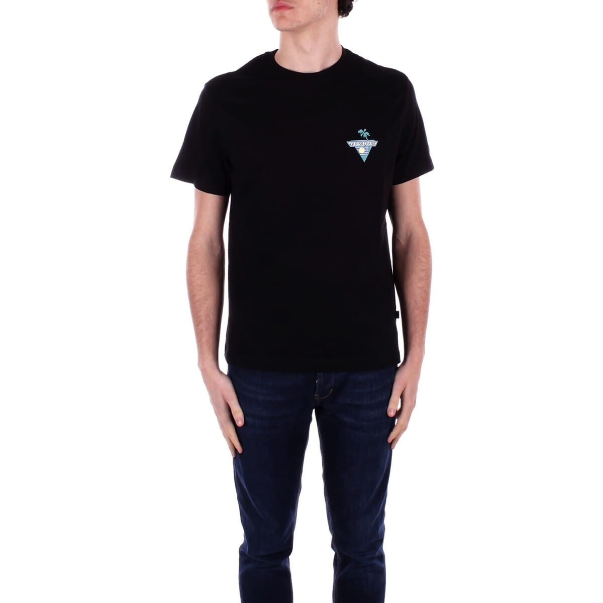 Men's T-Shirts Guess Black