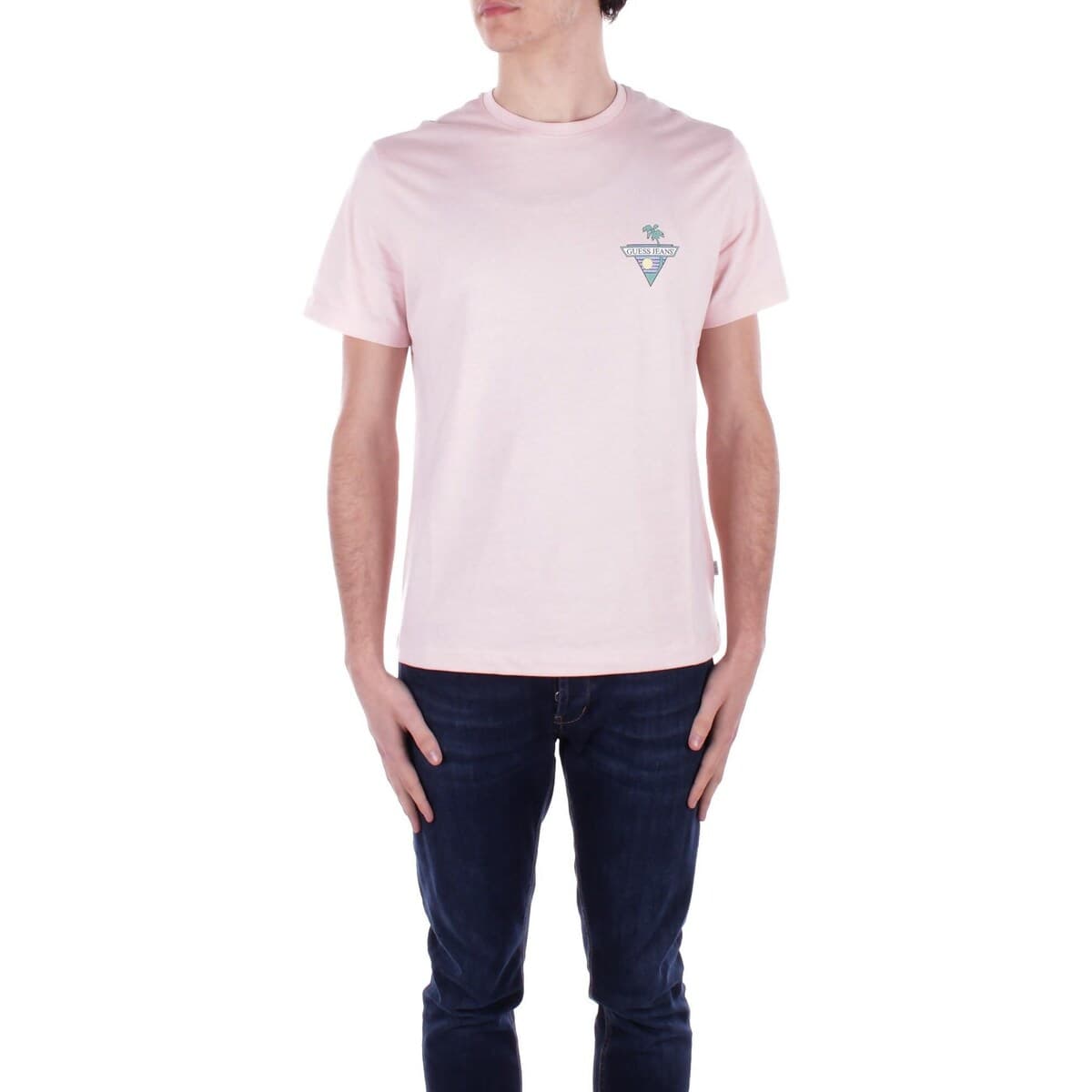 Men's T-Shirts Guess Pink