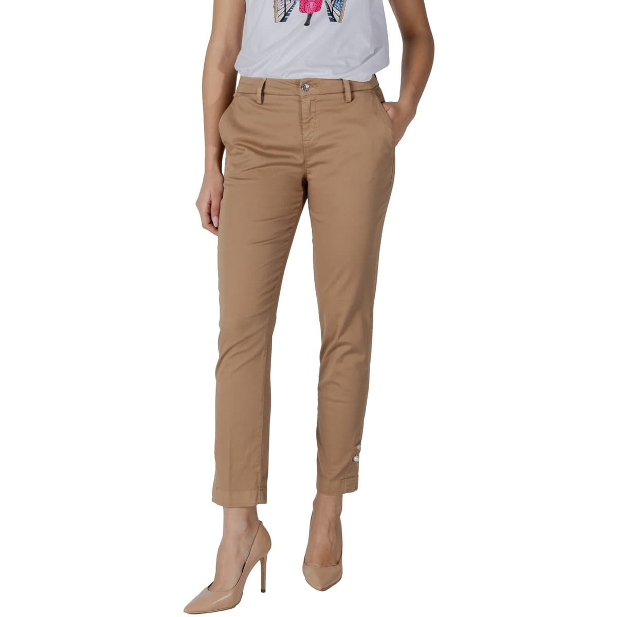 Women's Pants Liu Jo Beige