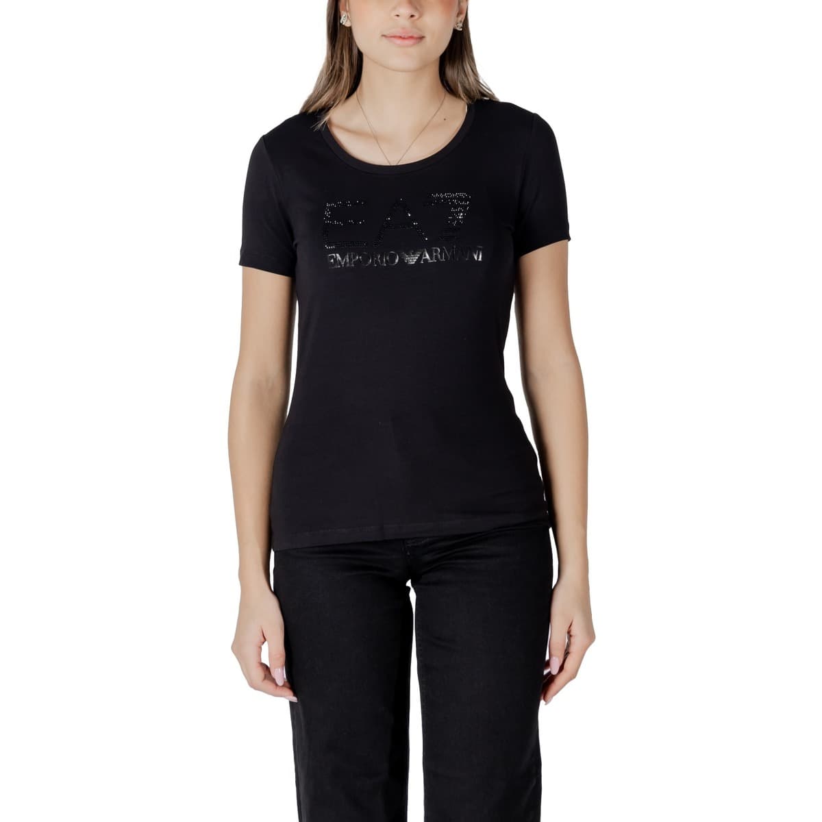 Women's T-Shirts EA7 Black