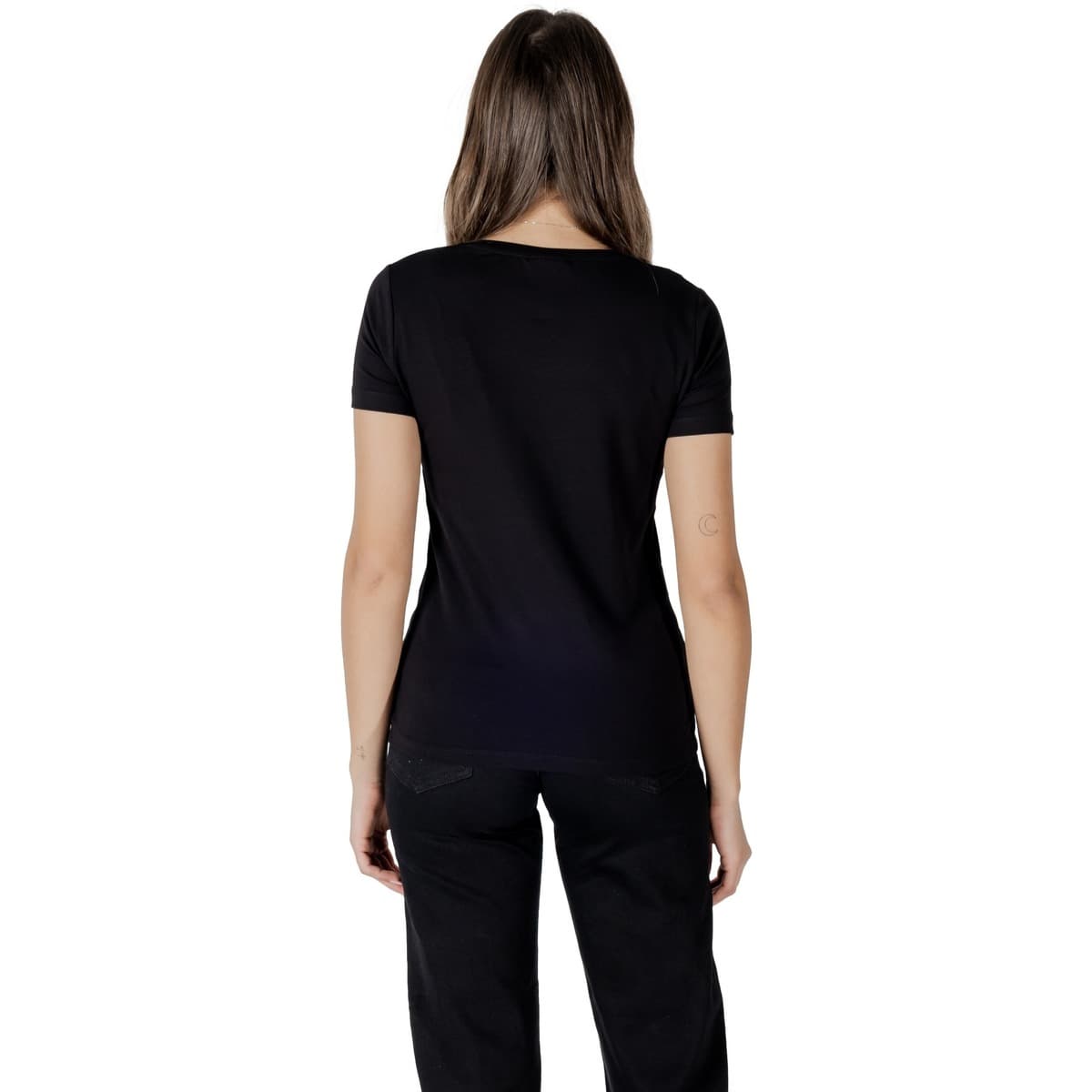 Women's T-Shirts EA7 Black