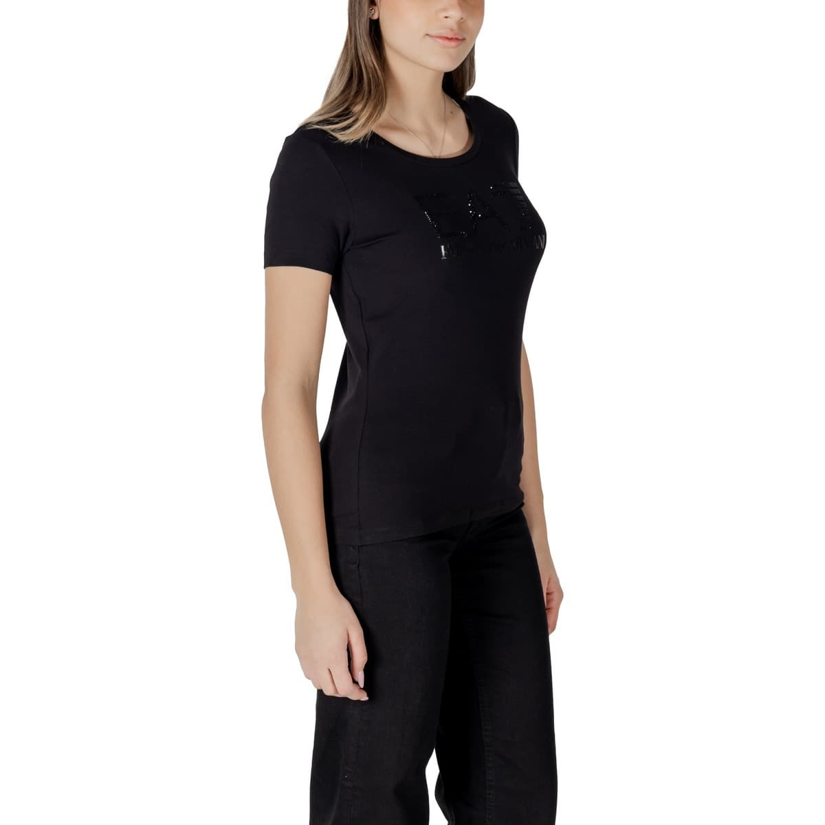 Women's T-Shirts EA7 Black