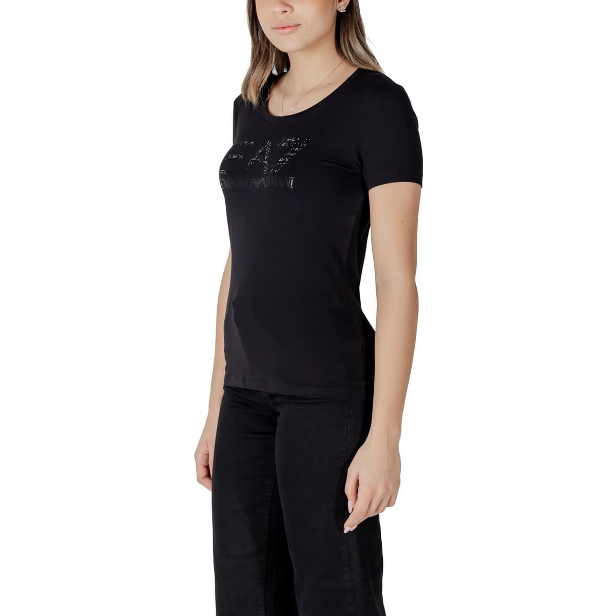 Women's T-Shirts EA7 Black