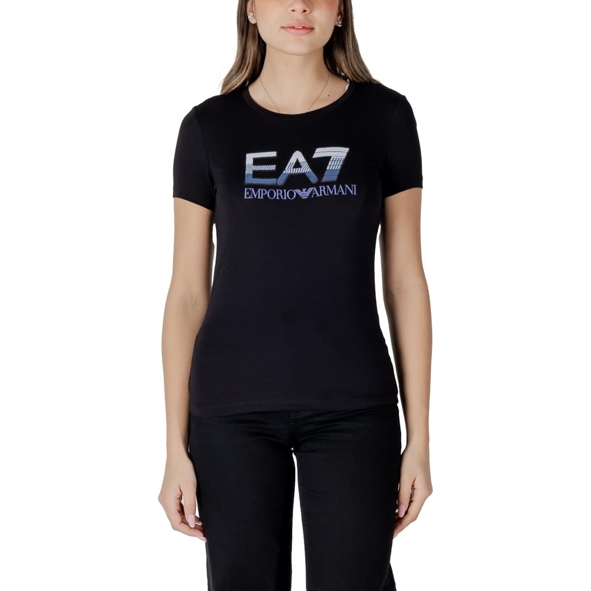 Women's T-Shirts EA7 Black