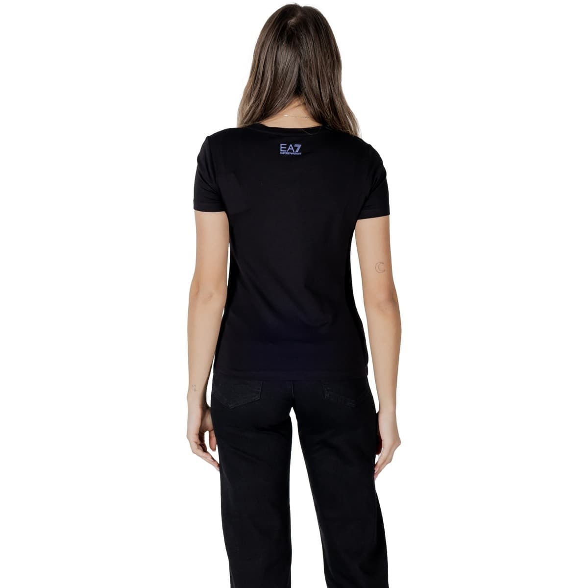 Women's T-Shirts EA7 Black