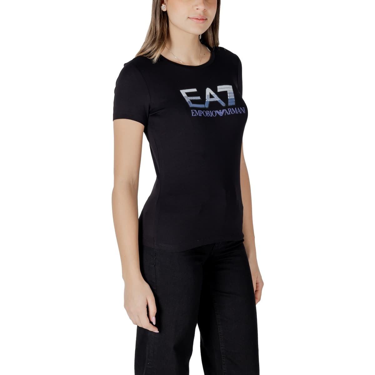 Women's T-Shirts EA7 Black
