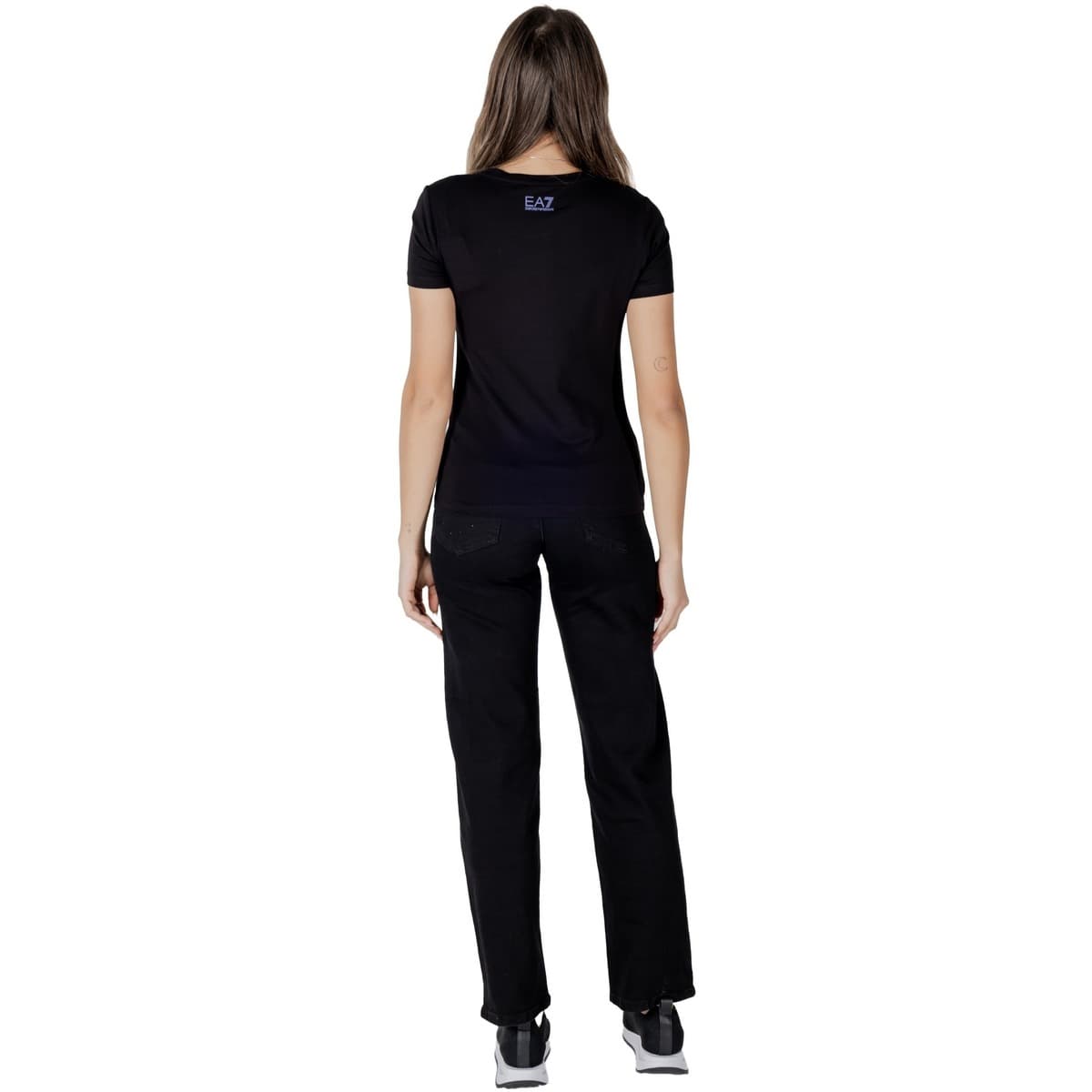 Women's T-Shirts EA7 Black