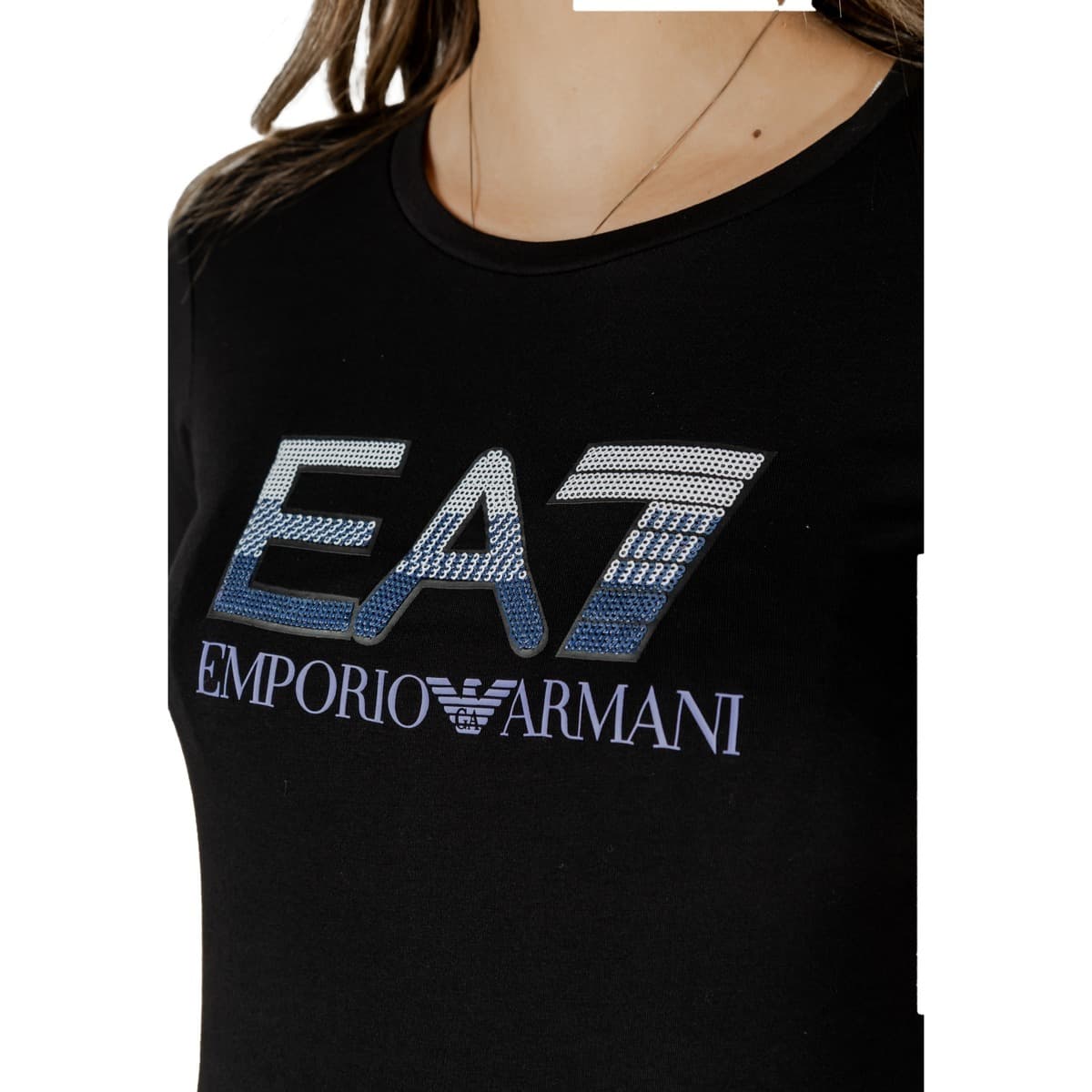 Women's T-Shirts EA7 Black