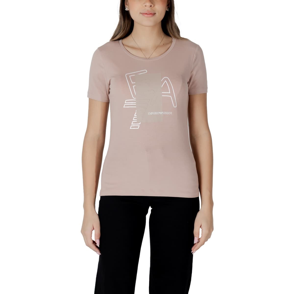 Women's T-Shirts EA7 Pink