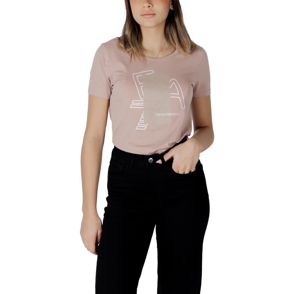 Women's T-Shirts EA7 Pink