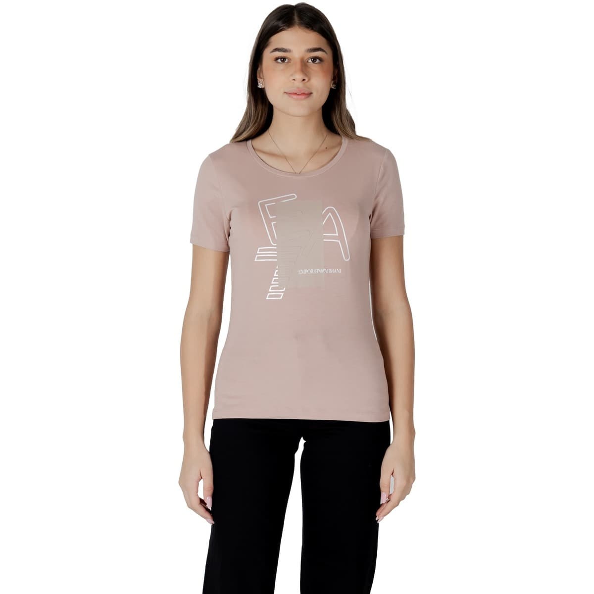 Women's T-Shirts EA7 Pink