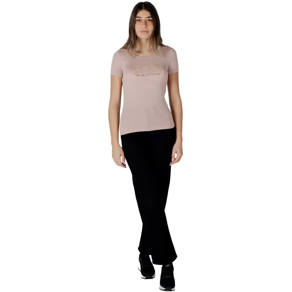 Women's T-Shirts EA7 Pink