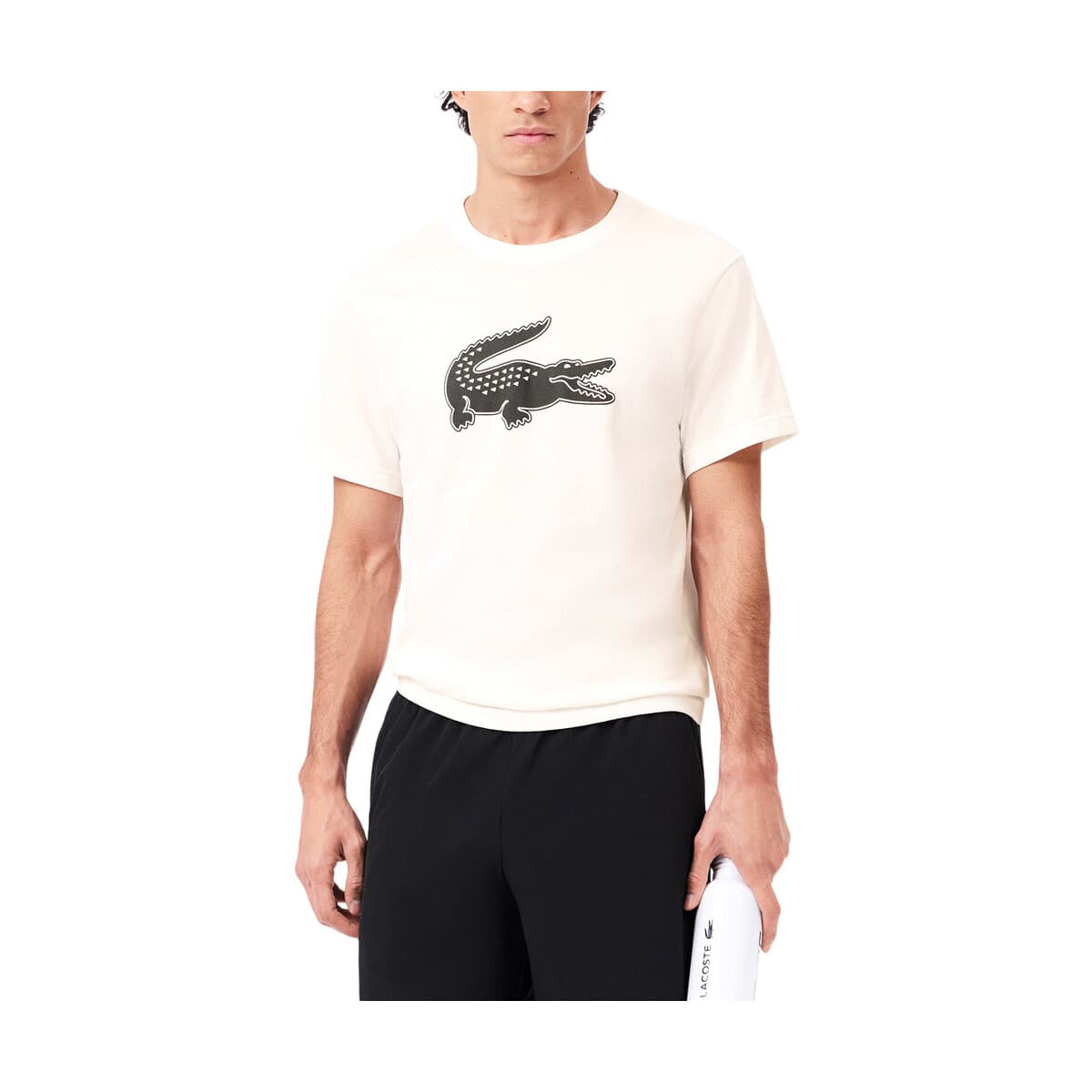 LACOSTE ΜΠΛΟΥΖΑ ΚΜ TEE-SHIRT 3TH2042-AU8 Cream