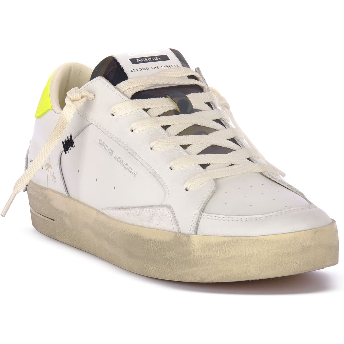 Men's Sneakers Crime London White