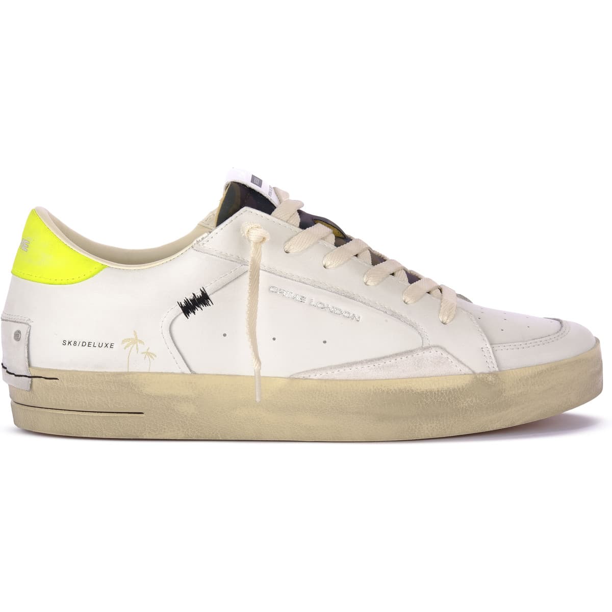 Men's Sneakers Crime London White