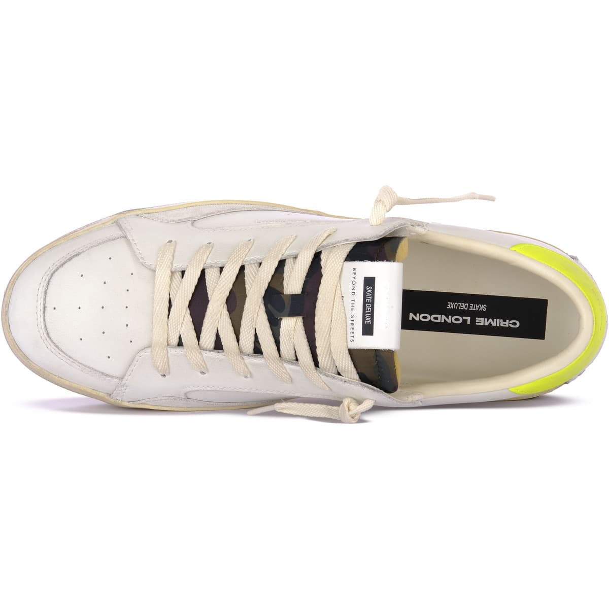 Men's Sneakers Crime London White