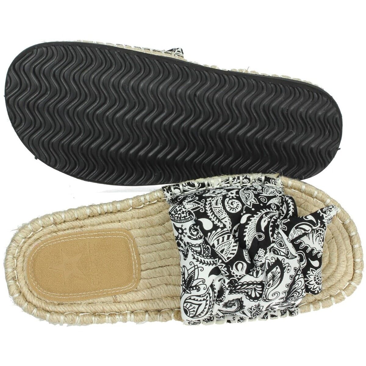Women's Flip Flops Shop Art Black